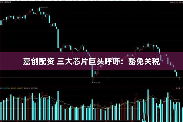嘉创配资 三大芯片巨头呼吁：豁免关税