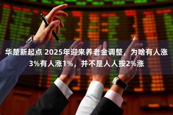 华楚新起点 2025年迎来养老金调整，为啥有人涨3%有人涨1%，并不是人人按2%涨