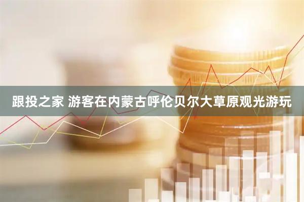 跟投之家 游客在内蒙古呼伦贝尔大草原观光游玩